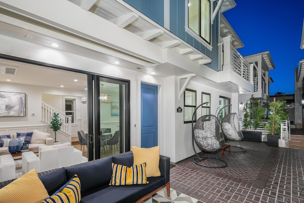 Custom built townhome in Coronado, CA